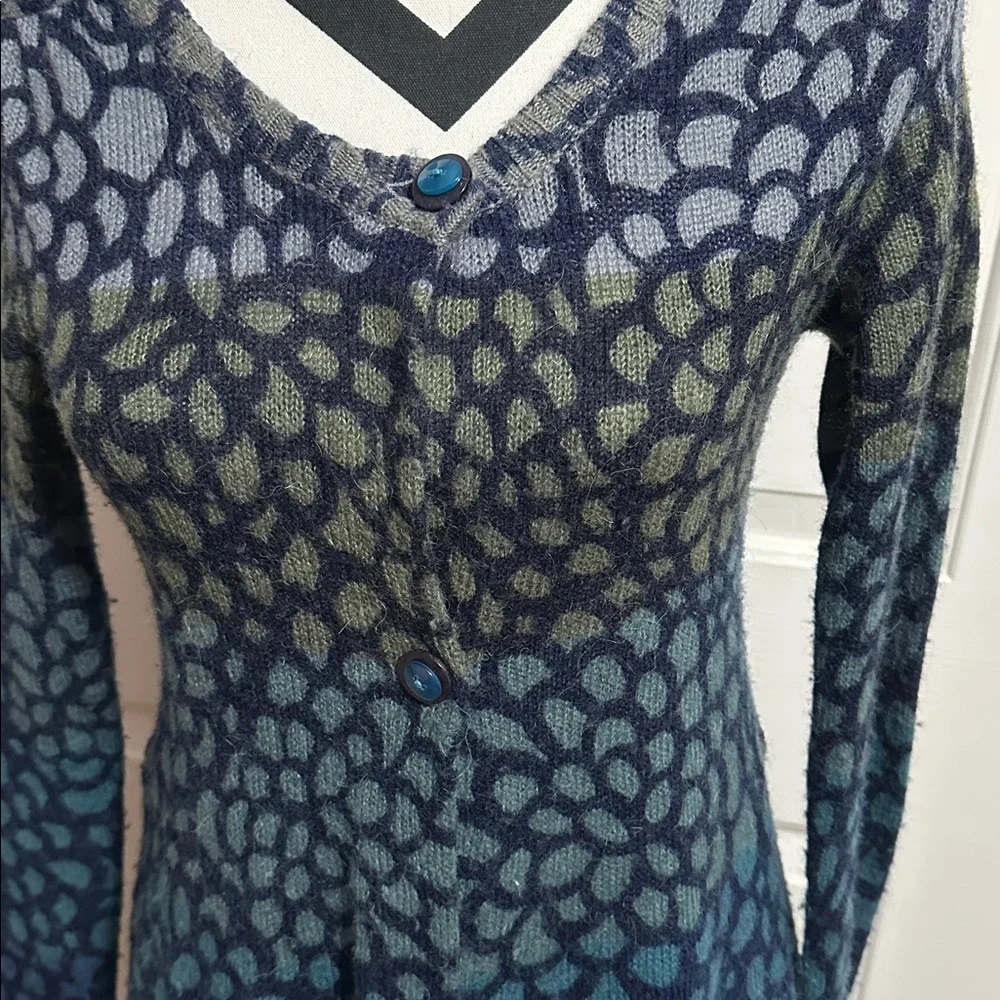 Moth Multi Color Patterned Cardigan